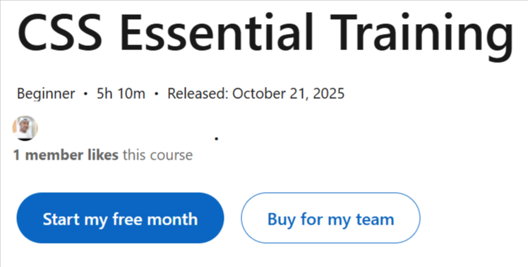 CSS Essential Training