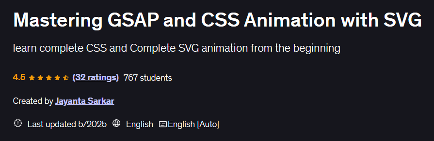 Mastering GSAP and CSS Animation with SVG