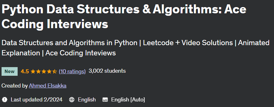 Ace The Python Coding Interview – RQSLQ