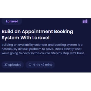 Build an Appointment Booking System With Laravel