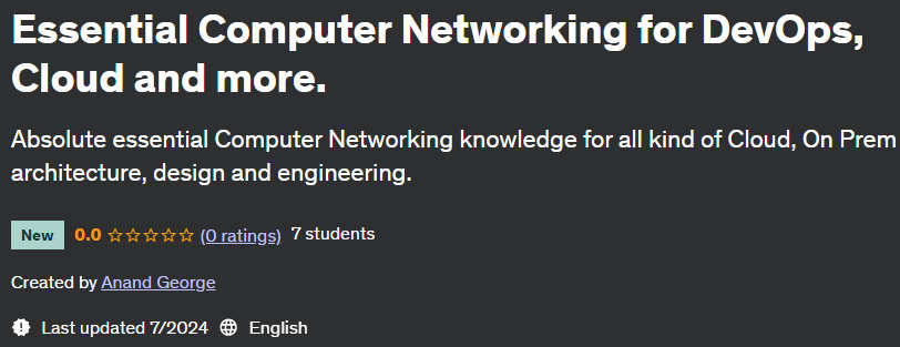 Essential Computer Networking for DevOps Cloud and more