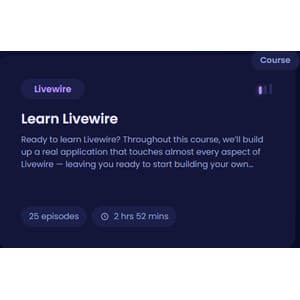 Learn Livewire
