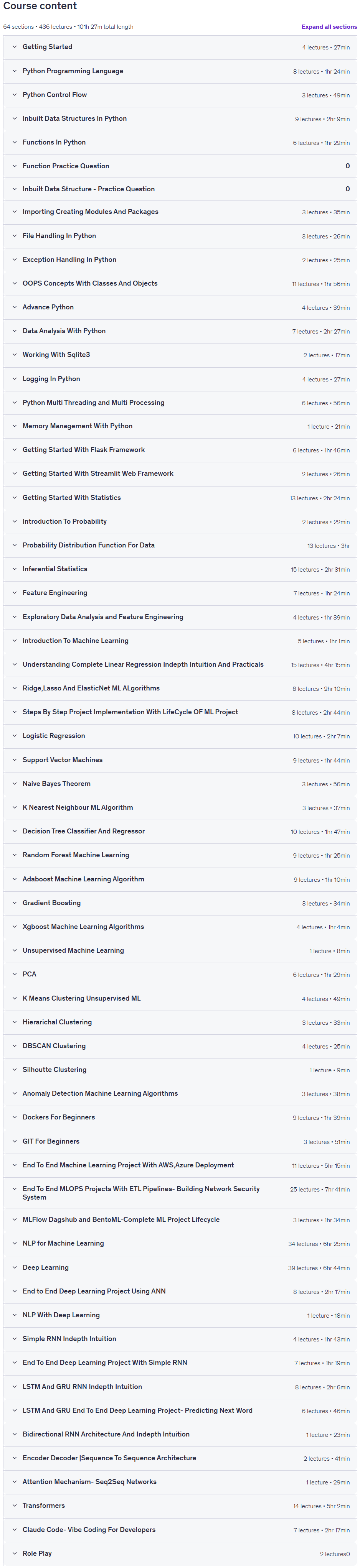 Complete Data Science,Machine Learning,DL,NLP Bootcamp