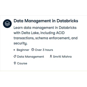 Data Management in Databricks