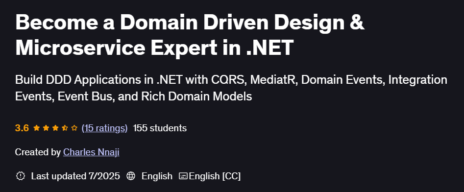 Become a Domain Driven Design & Microservice Expert in .NET
