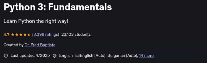 Python 3_ Fundamentals