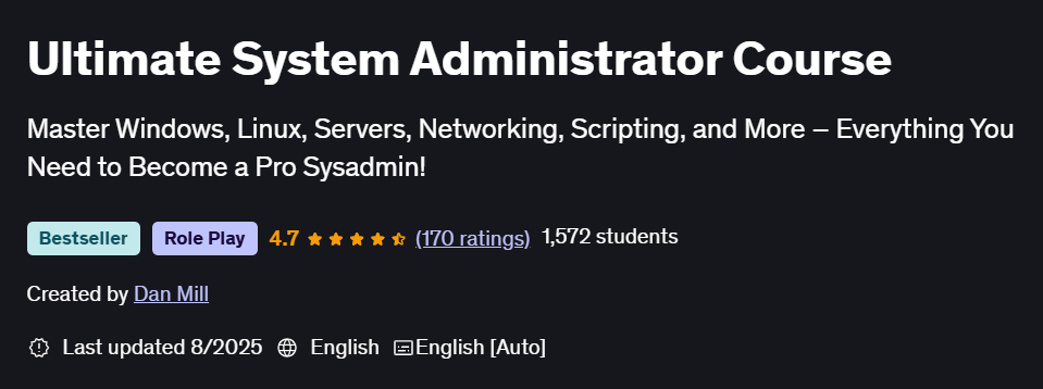 Ultimate System Administrator Course