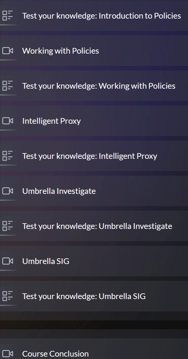 Cisco Umbrella Content