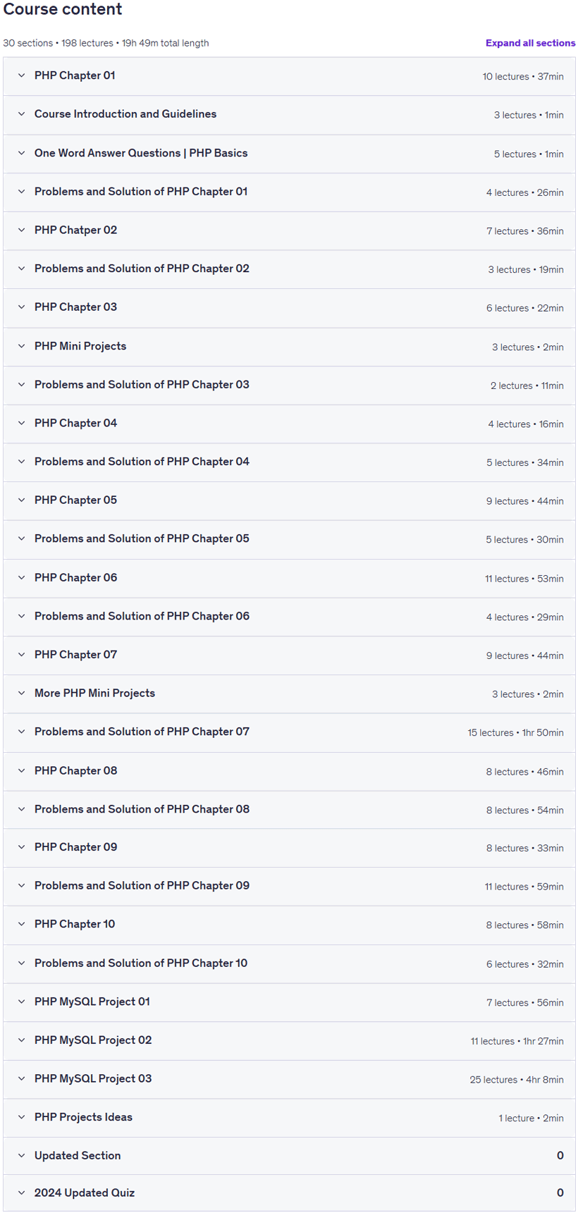 Core PHP Exercises Course with 60+ Practical Problems