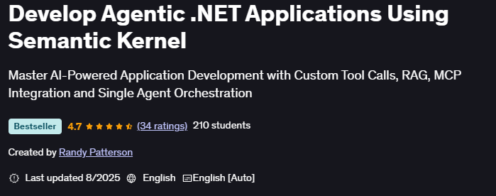 Develop Agentic .NET Applications Using Semantic Kernel