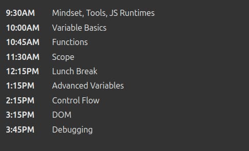 Getting Started with JavaScript, v3