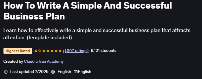 How To Write A Simple And Successful Business Plan