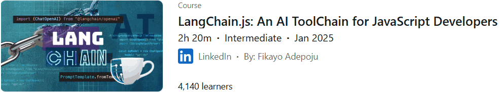 LangChain.js: An AI ToolChain for JavaScript Developers