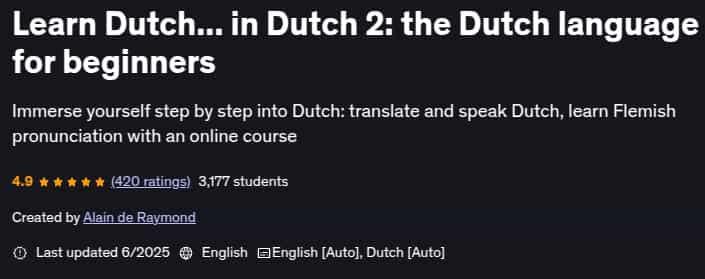 Learn Dutch... in Dutch 2_ the Dutch language for beginners