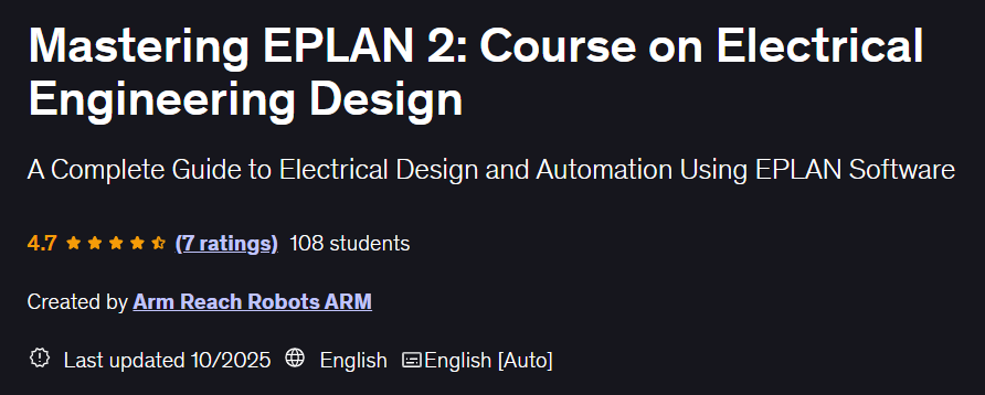 Mastering EPLAN 2: Course on Electrical Engineering Design