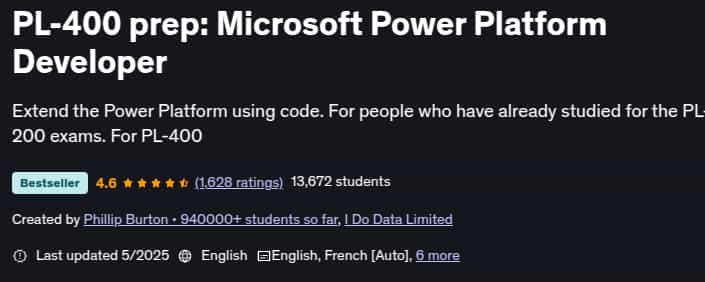 PL-400 prep_ Microsoft Power Platform Developer