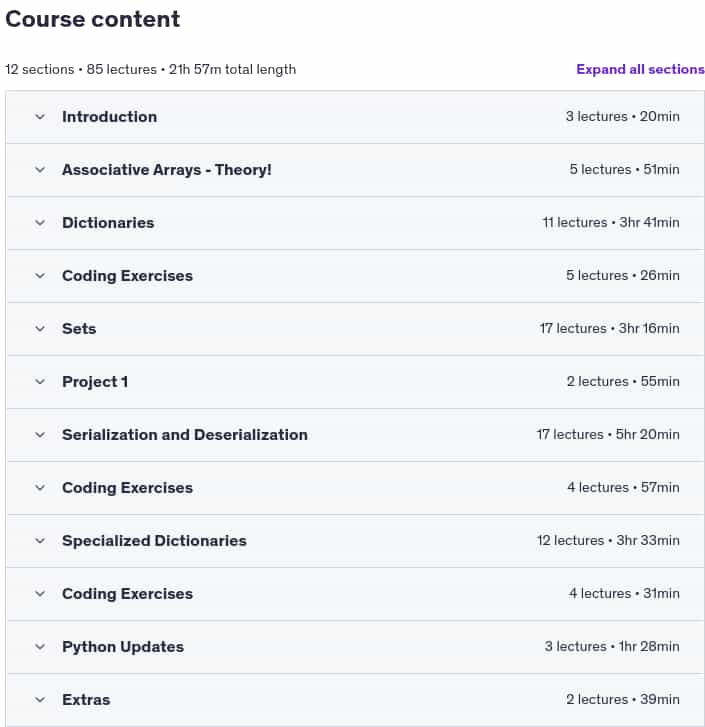 Python 3_ Deep Dive (Part 3 - Dictionaries, Sets, JSON)