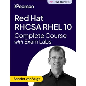 Red Hat RHCSA RHEL 10 with Exam Labs - Pearson Cert Prep (Video)