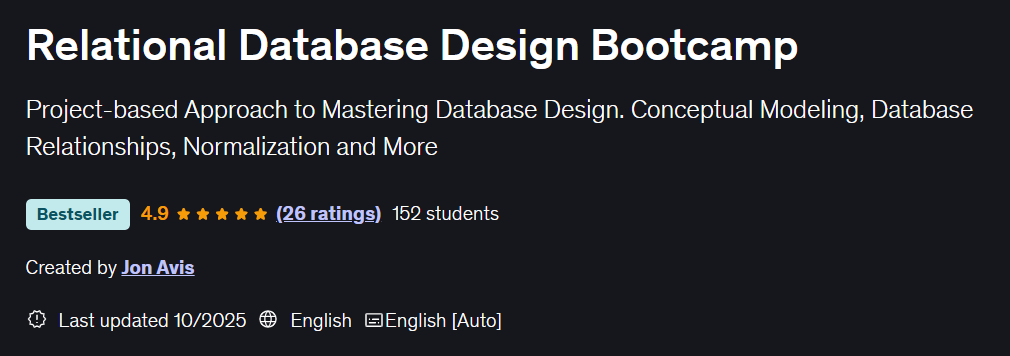 Relational Database Design Bootcamp