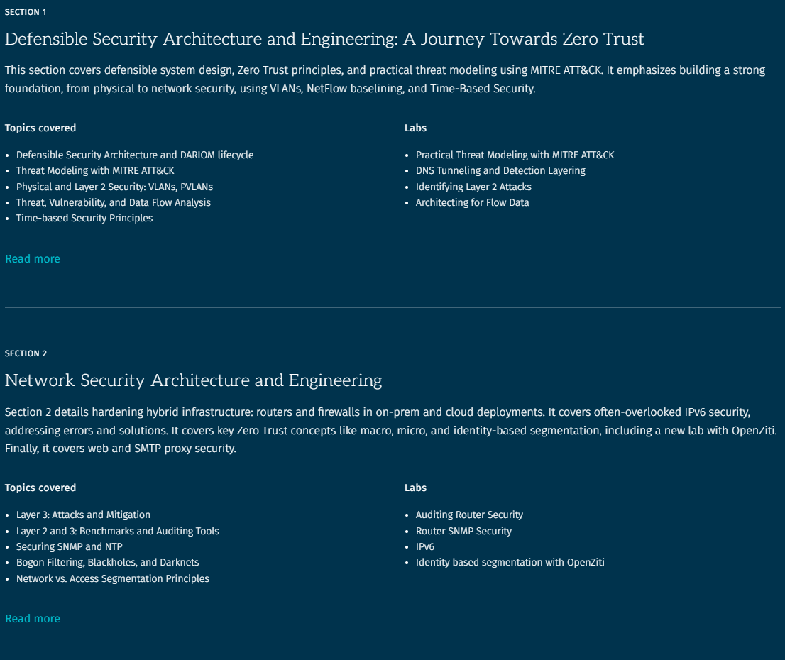 SEC530 Defensive Security Architecture and Engineering