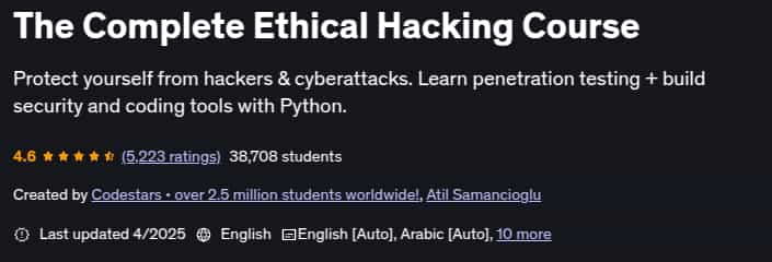 The Complete Ethical Hacking Course