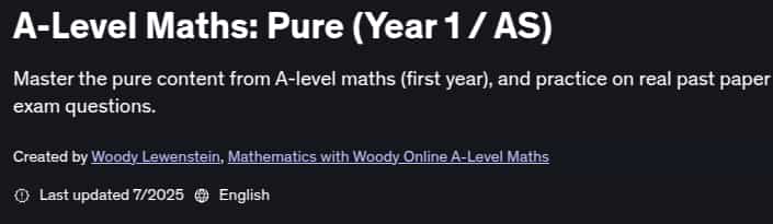 A-Level Maths_ Pure (Year 1 _ AS)