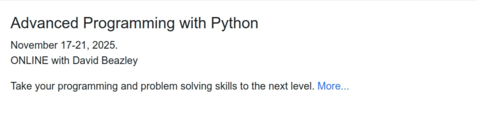 Advanced Programming with Python