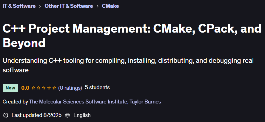 C++ Project Management: CMake CPack and Beyond