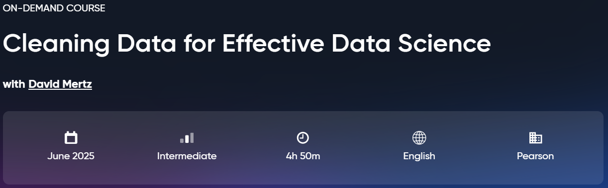 Cleaning Data for Effective Data Science