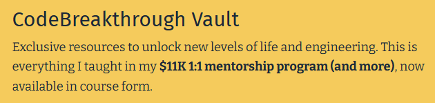 CodeBreakthrough Vault