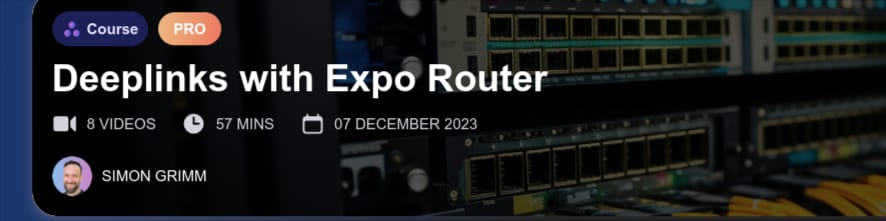 Deeplinks with Expo Router