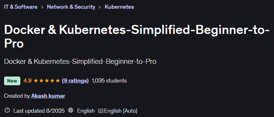 Docker & Kubernetes-Simplified-Beginner-to-Pro