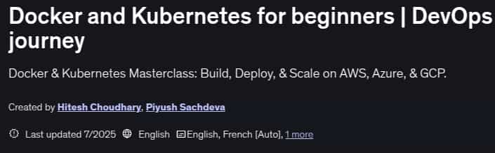 Docker and Kubernetes for beginners _ DevOps journey