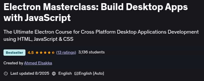 Electron Masterclass_ Build Desktop Apps with JavaScript