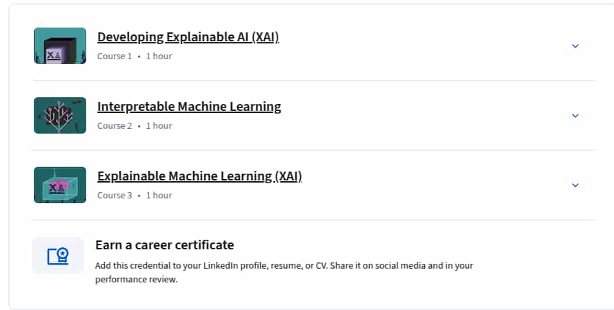 Explainable AI (XAI) Specialization