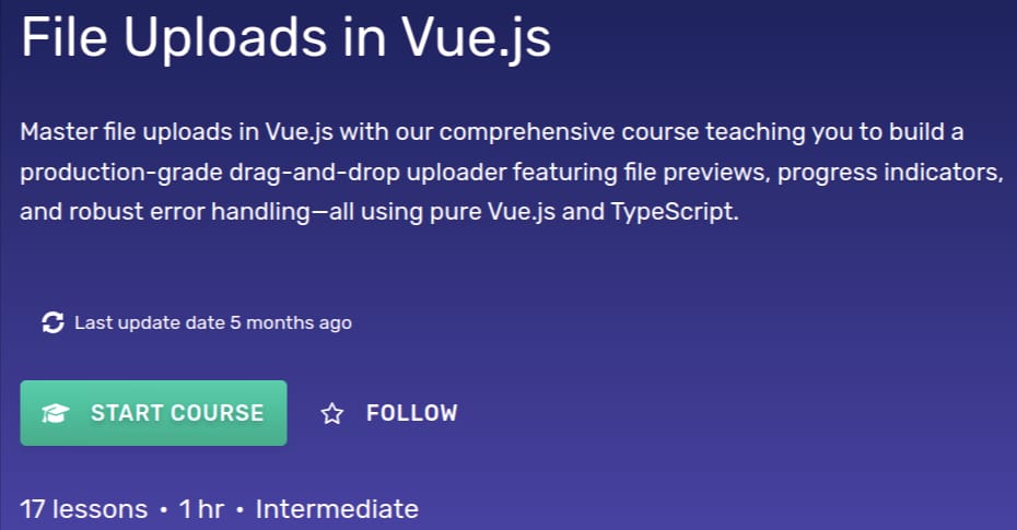 File Uploads in Vue.js