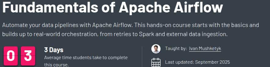 Fundamentals of Apache Airflow