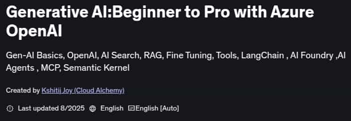Generative AI_Beginner to Pro with Azure OpenAI