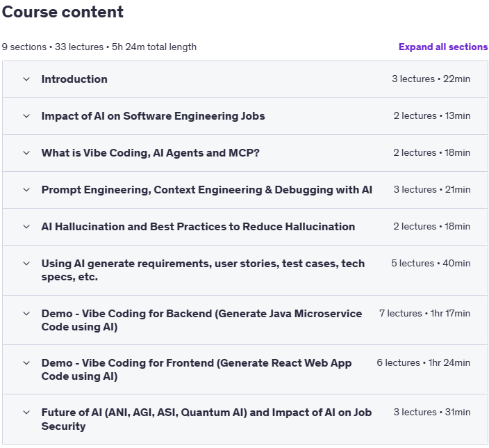How To Develop End To End Software Using AI (Vibe Coding) Content