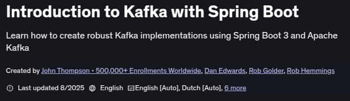 Introduction to Kafka with Spring Boot