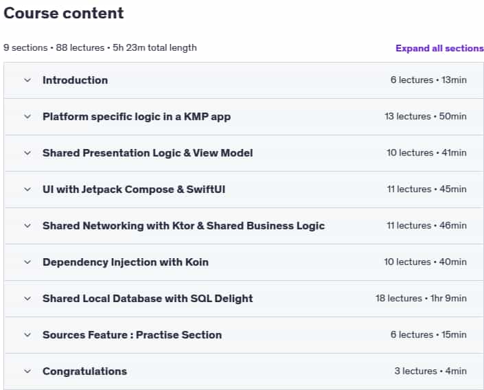 Kotlin Multiplatform Masterclass - KMP, KMM - Android, iOS