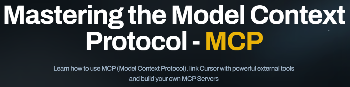 Learn how to use MCP (Model Context Protocol)