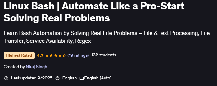 Linux Bash Automate Like a Pro-Start Solving Real Problems