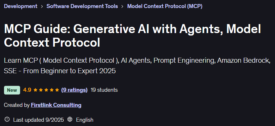 MCP Guide: Generative AI with Agents Model Context Protocol