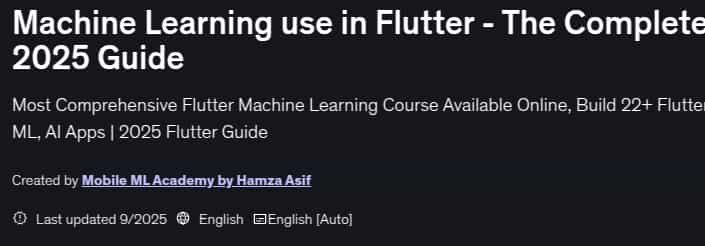 Machine Learning use in Flutter - The Complete 2025 Guide