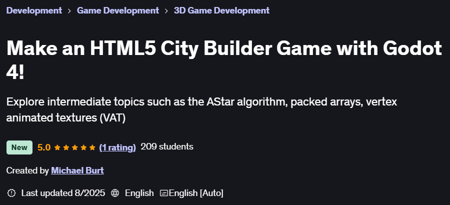 Make an HTML5 City Builder Game with Godot 4!