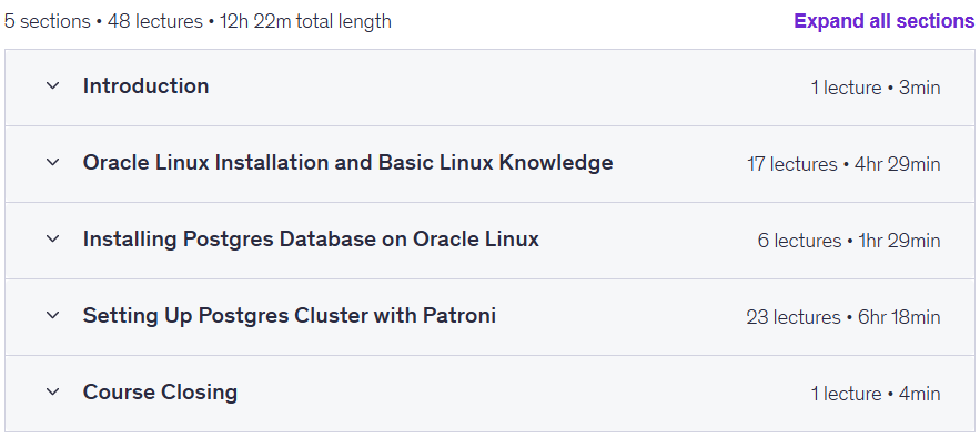 Postgres Cluster: Master Patroni-Managed Clusters