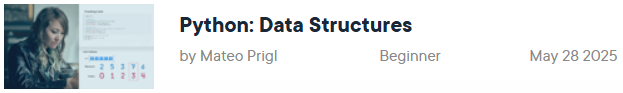 Python: Data Structures