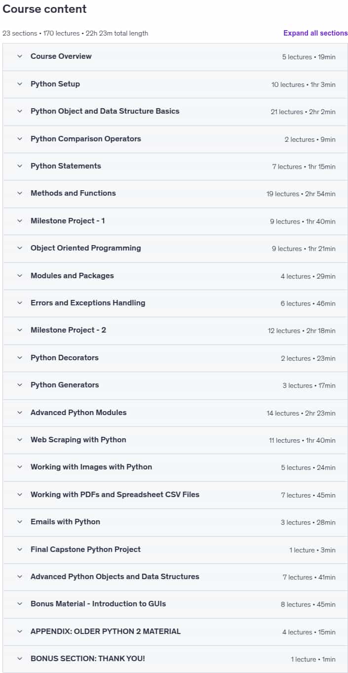 The Complete Python Bootcamp From Zero to Hero in Python