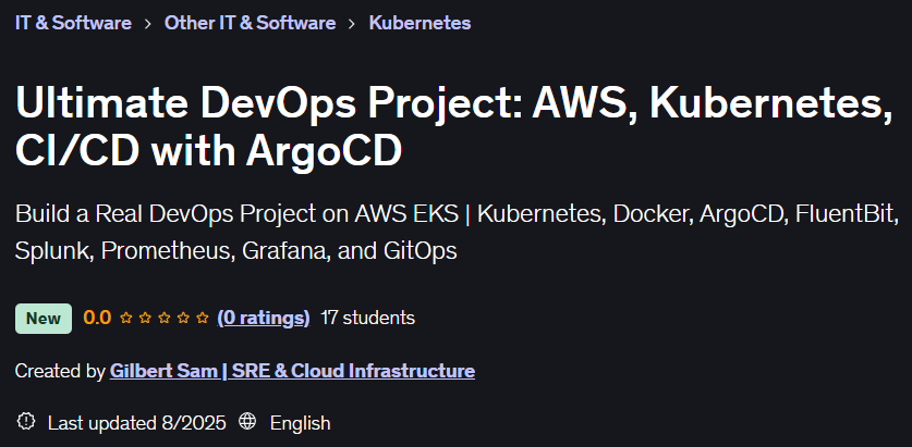 Ultimate DevOps Project: AWS Kubernetes CI/CD with ArgoCD